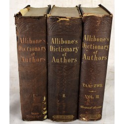 A Critical Dictionary of English Literature and British and American Authors, Living and Deceased, from the Earliest Accounts to the Middle of the Nineteenth Century 